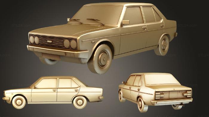 Vehicles (Fiat 131, CARS_1464) 3D models for cnc